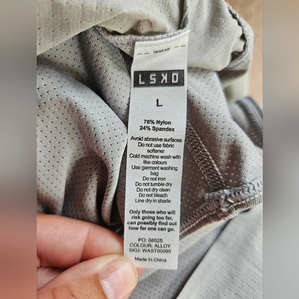 Women’s Athletic Shorts — Light Gray